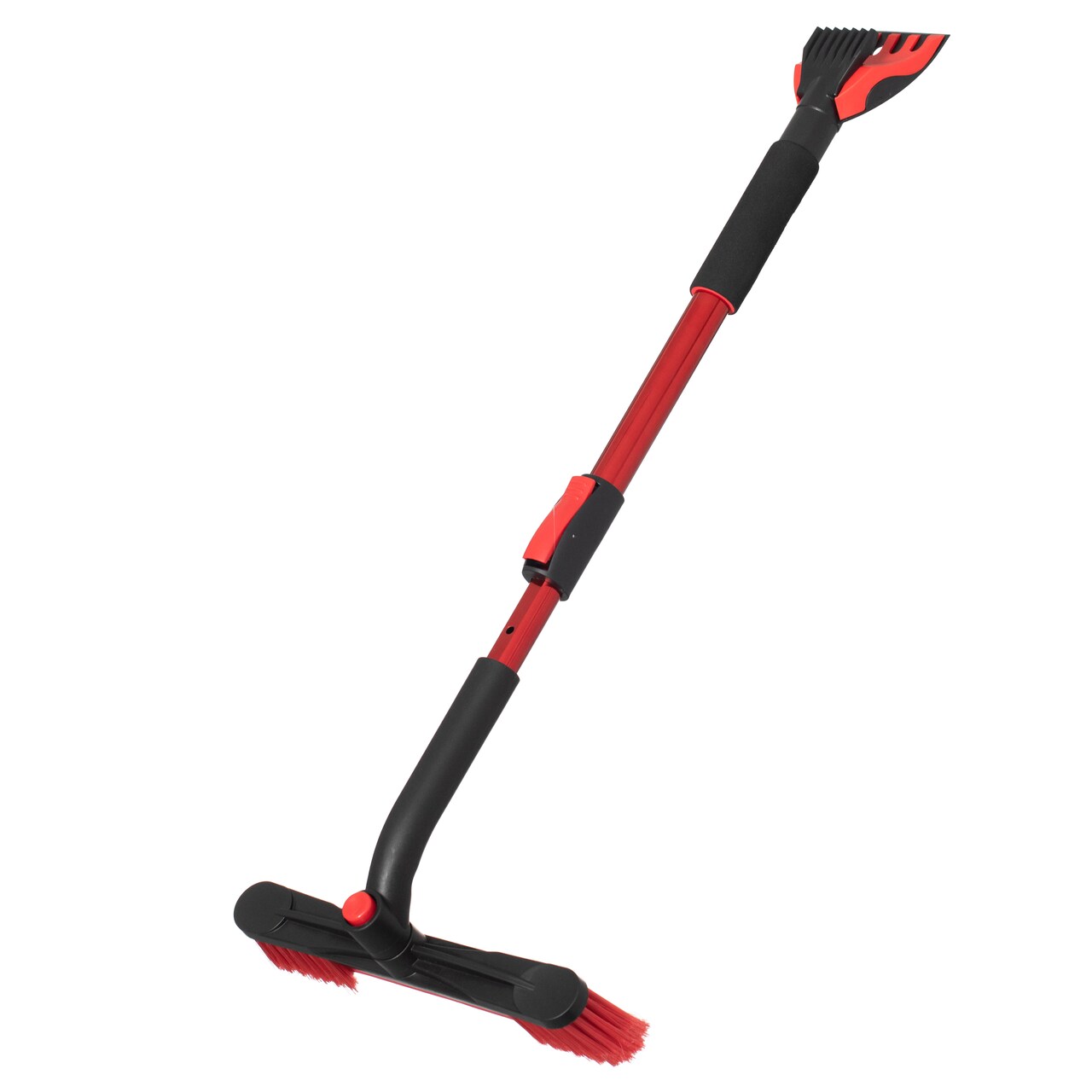 Gardenised Aluminum Snow Brush & Ice Scraper Non-Slip Foam Grip Winter Car Tool with Scratch-Free Bristles for Cars, SUVs & Trucks